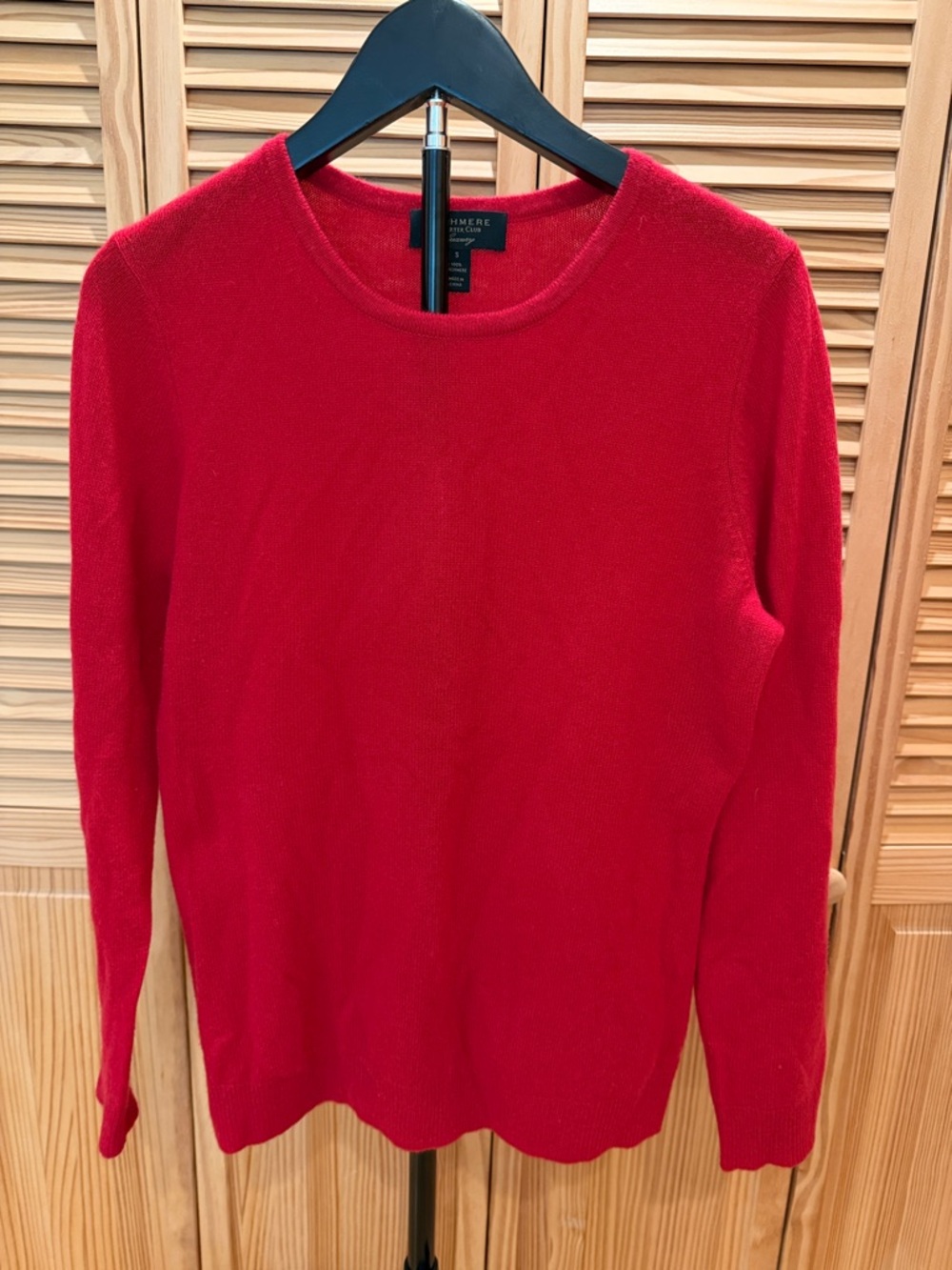 Charter Club 100% cashmere Red Crewneck Sweater